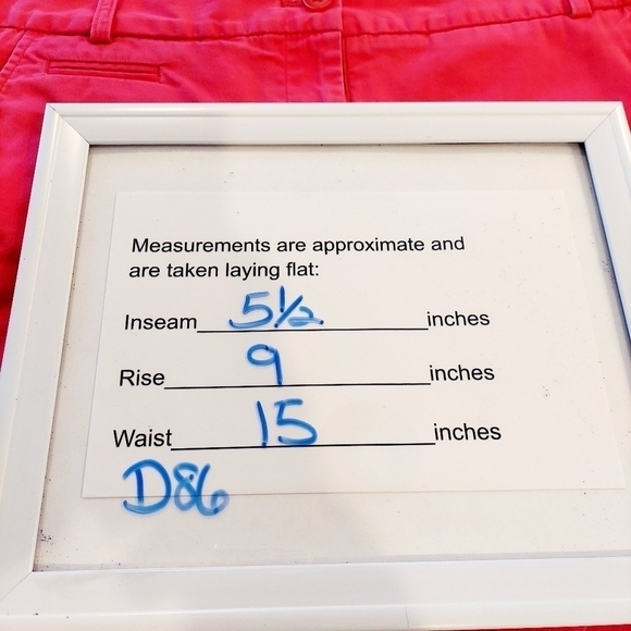 Talbots Pink Salmon Chino Golf Shorts Size 4 P - Picture 5 of 8